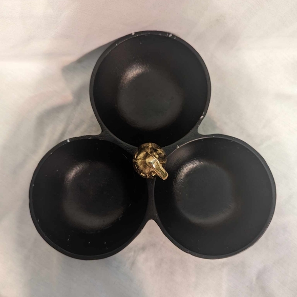 Pumpkin shaped salsa bowl - Picture 3 of 5